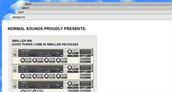 Desktop Screenshot of normalsounds.com